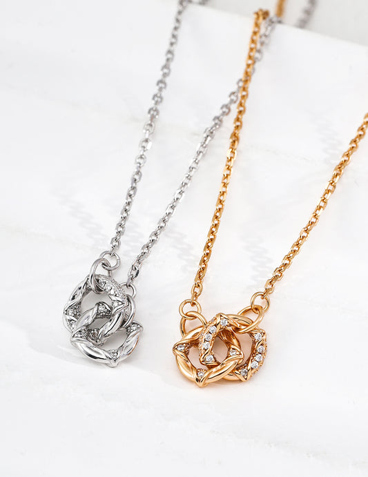 Hevara Lunéa Necklace (Gold) D0679-2