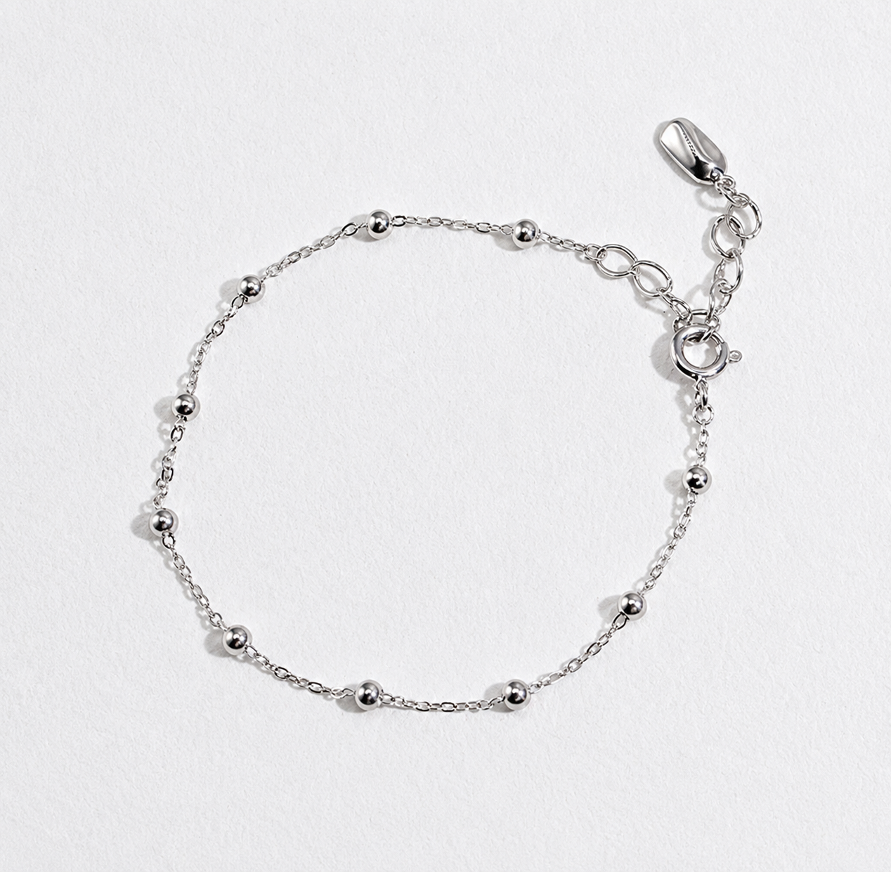 Hévara Luna Bead Armband (Zilver) YS0015-1-Hévara Jewelry