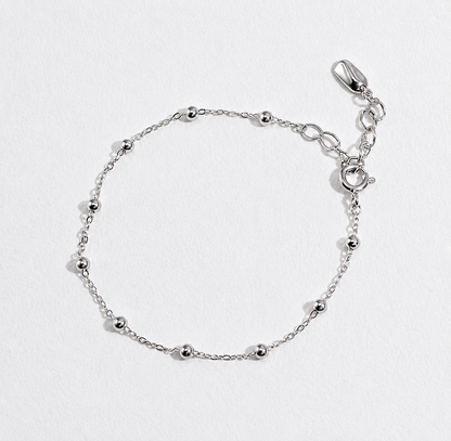 Hévara Luna Bead Armband (Zilver) YS0015-1-Hévara Jewelry