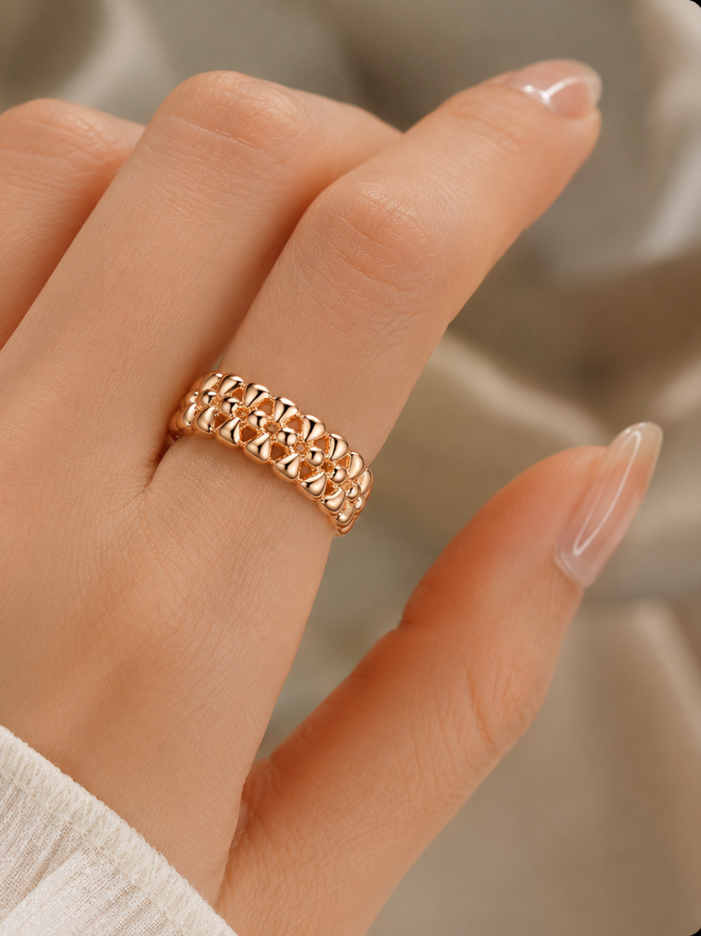 Hévara Roselle Ring(Goud)