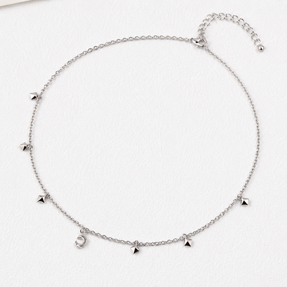 Hévara Luna Charm Ketting(Zilver) D0362-1-Hévara Jewelry
