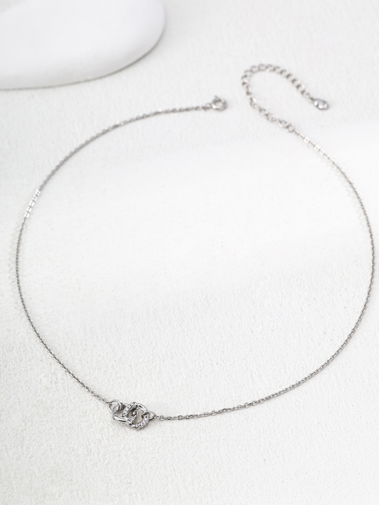Hévara Lunéa Ketting(Zilver) D0679-1