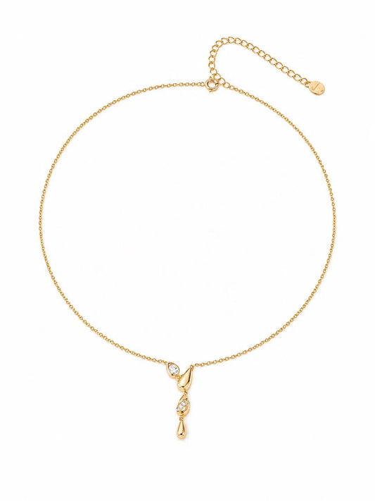 Hévara Luxe Druppelketting（Goud) D0666-2