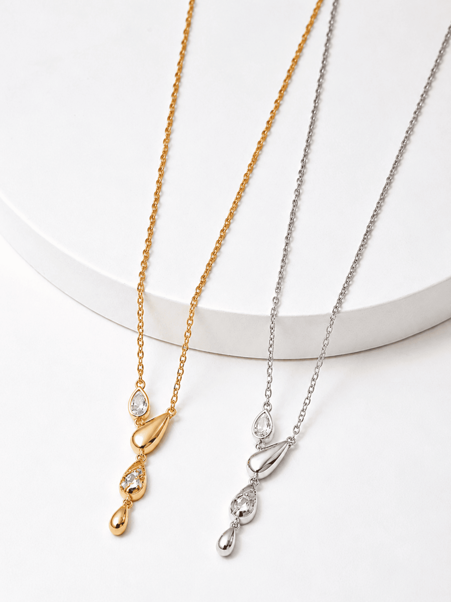 Hévara Luxe Druppelketting（Goud) D0666-2