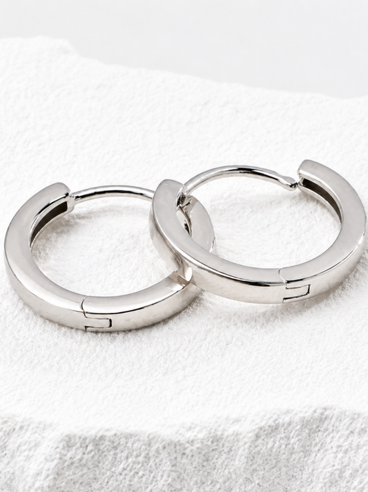 Hévara Éclat Hoop Oorbellen(Zilver) E01196-1