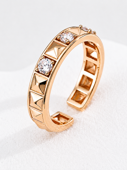 Hévara Celiné Ring (Goud）J0354-2