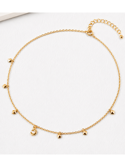 Hévara Luna Charm Ketting(Goud) D0362-2