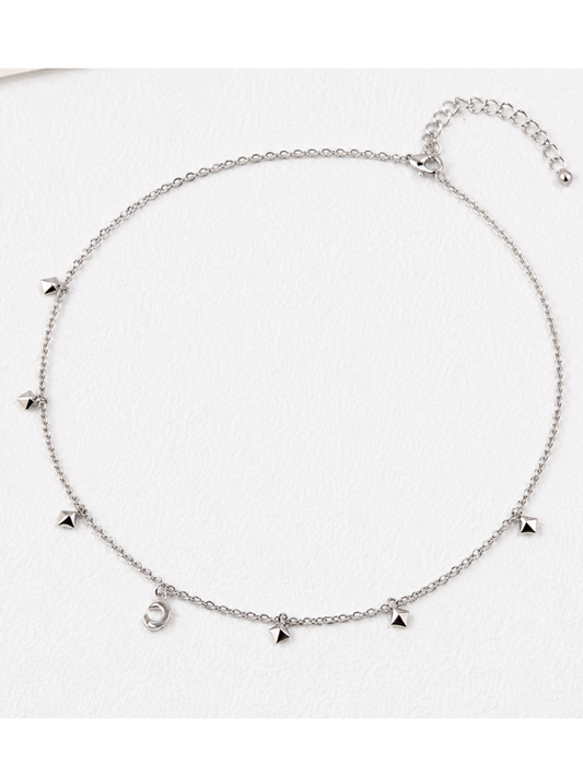 Hévara Luna Charm Ketting(Zilver) D0362-1