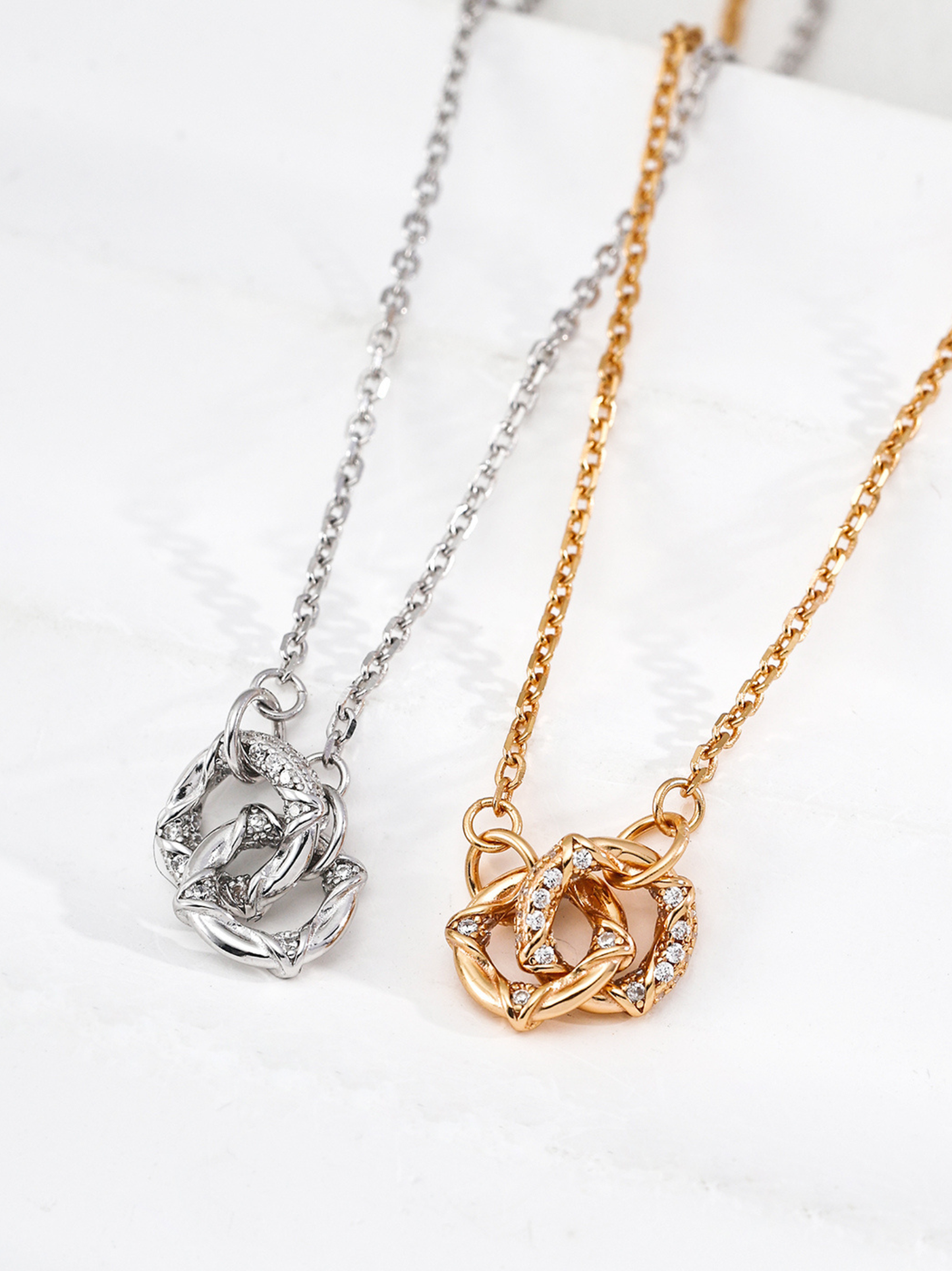 Hévara Lunéa Ketting(Zilver) D0679-1