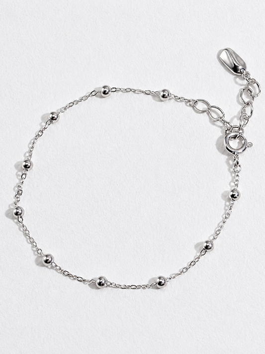 Hevara Luna Bead Bracelet (Silver) YS0015-1
