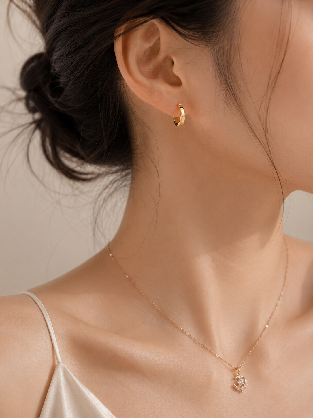 Hévara Éclat Hoop Oorbellen(Goud) E01196-2-Hévara Jewelry