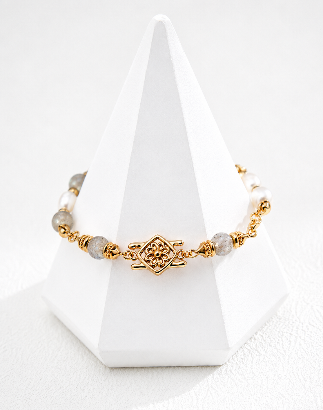 Hévara Fleuré Parelarmband SL0214-2(Goud)-Hévara Jewelry