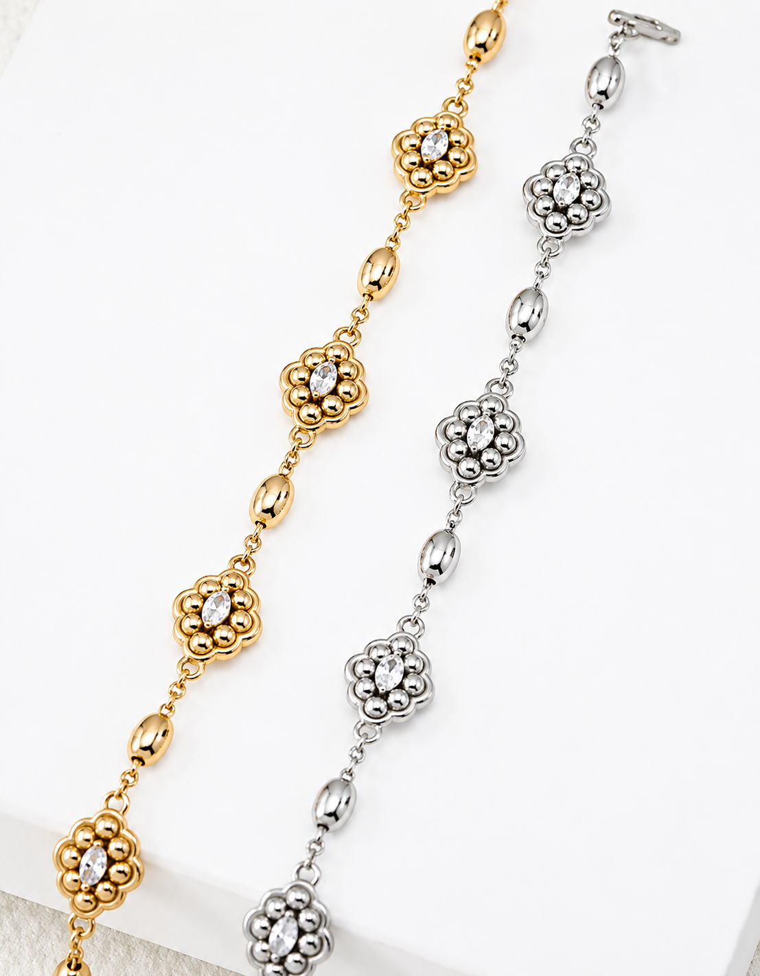 Hévara Fleuré Armband(Goud) SL0255-2-Hévara Jewelry