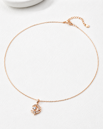 Hévara Luna Éclat Ketting(Goud) D0711-2-Hévara Jewelry