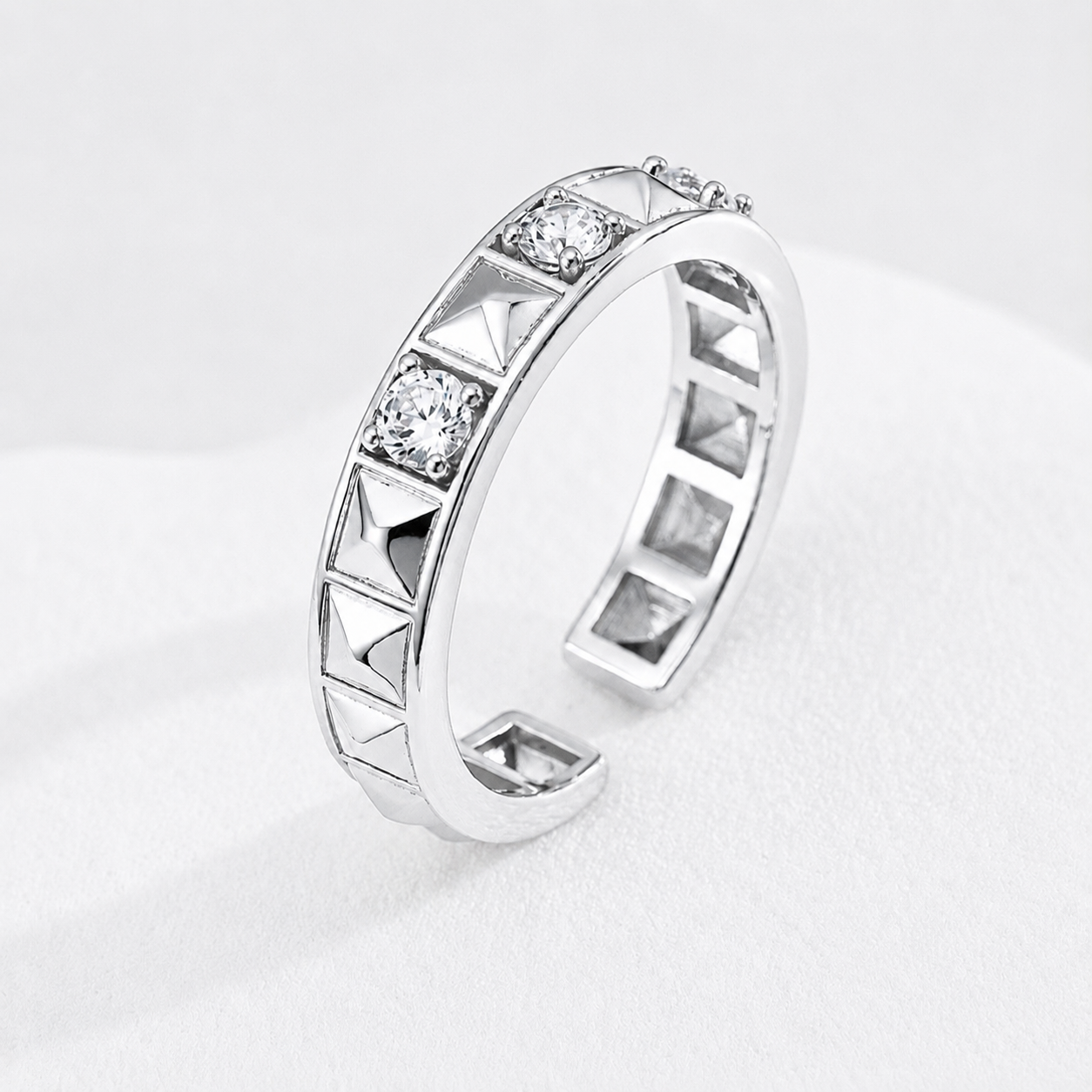 Hévara Celiné Ring (Zilver）J0354-1-Hévara Jewelry