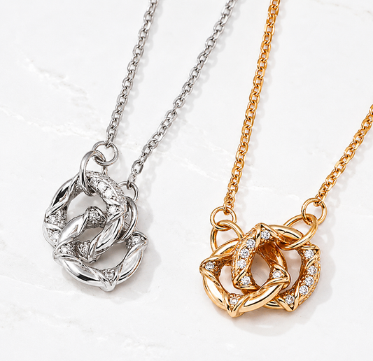 Hévara Lunéa Ketting(Zilver) D0679-1-Hévara Jewelry