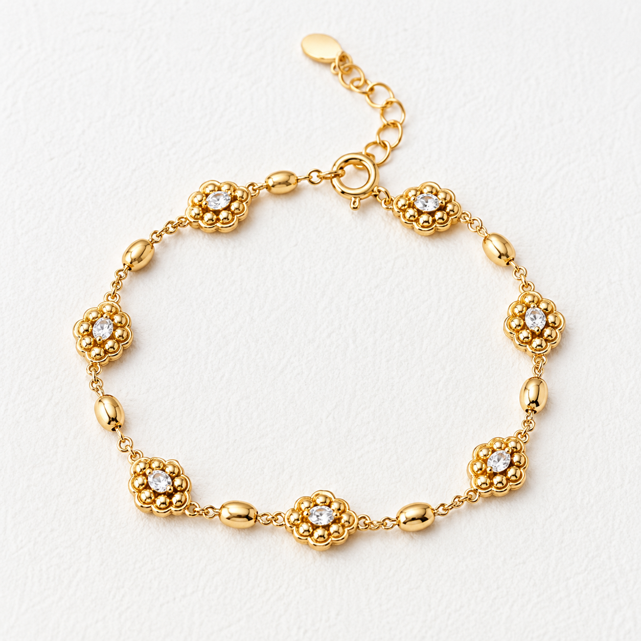 Hévara Fleuré Armband(Goud) SL0255-2-Hévara Jewelry
